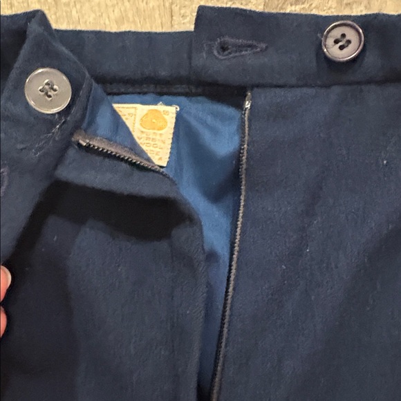 Pendleton Vintage Navy Wide Leg Women's Wool Pants - Picture 5 of 14